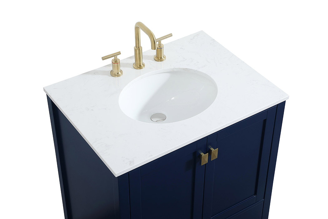 Elegant Bathroom Vanity - Blue (VF18830BL)