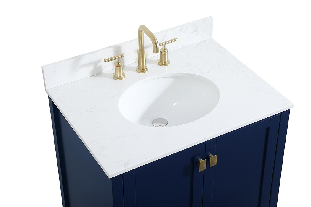 Elegant Bathroom Vanity - Blue (VF18830BL-BS)