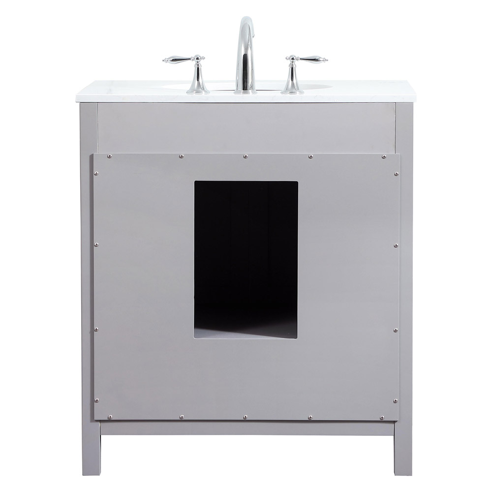 Elegant Bathroom Vanity - Gray (VF18830GR)