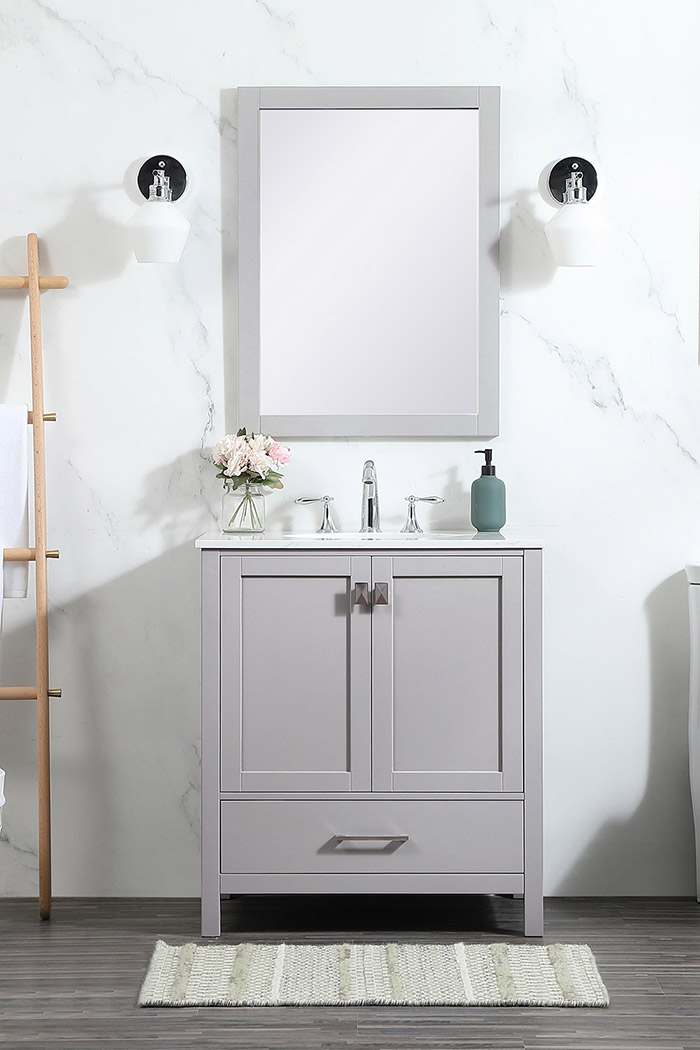 Elegant Bathroom Vanity - Gray (VF18830GR)