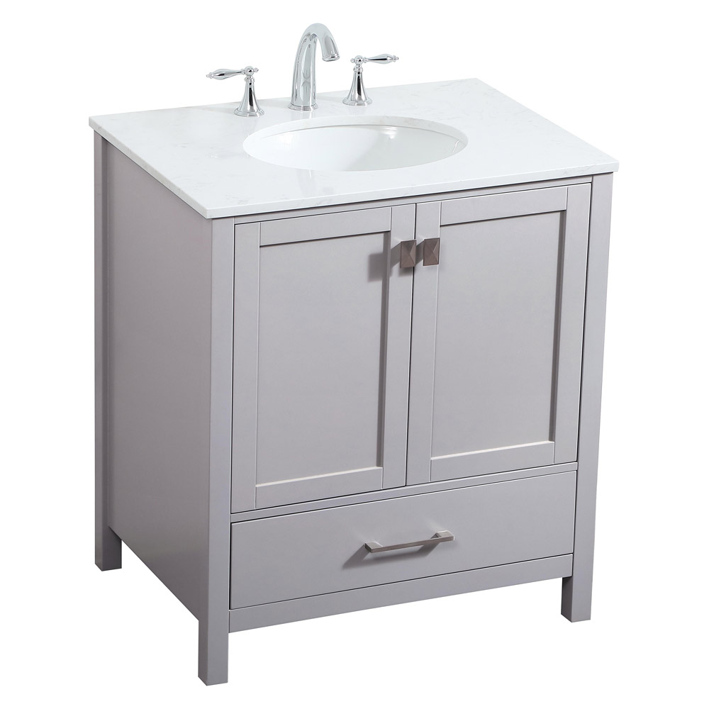 Elegant Bathroom Vanity - Gray (VF18830GR)