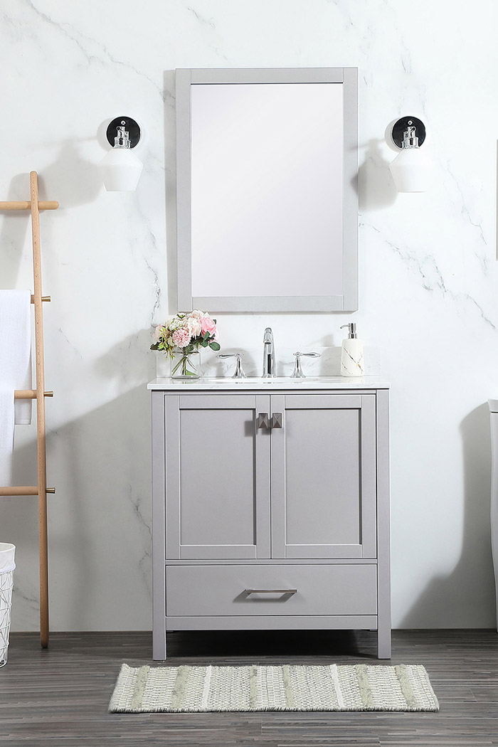 Elegant Bathroom Vanity - Gray (VF18830GR-BS)