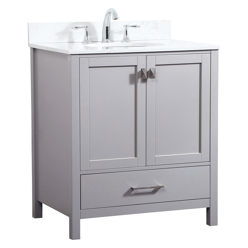 Elegant Bathroom Vanity - Gray (VF18830GR-BS)