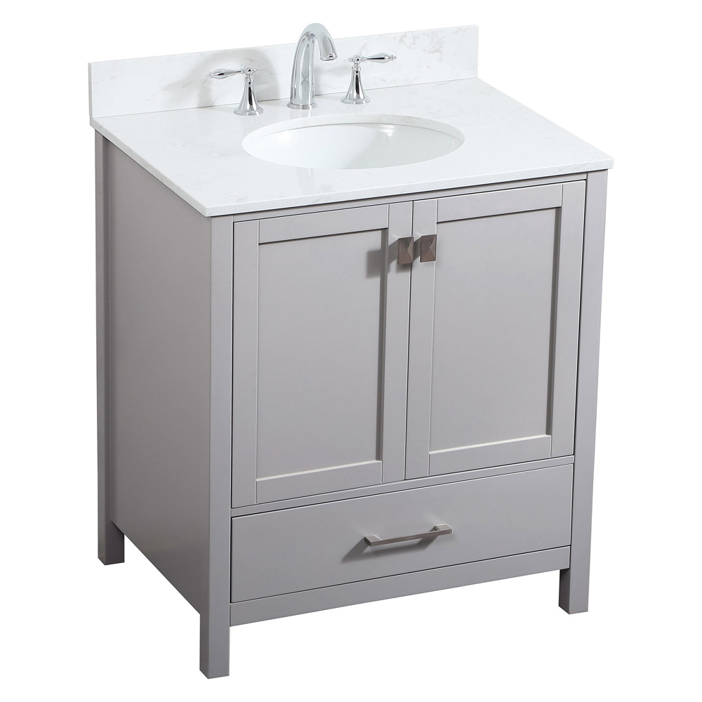 Elegant Bathroom Vanity - Gray (VF18830GR-BS)