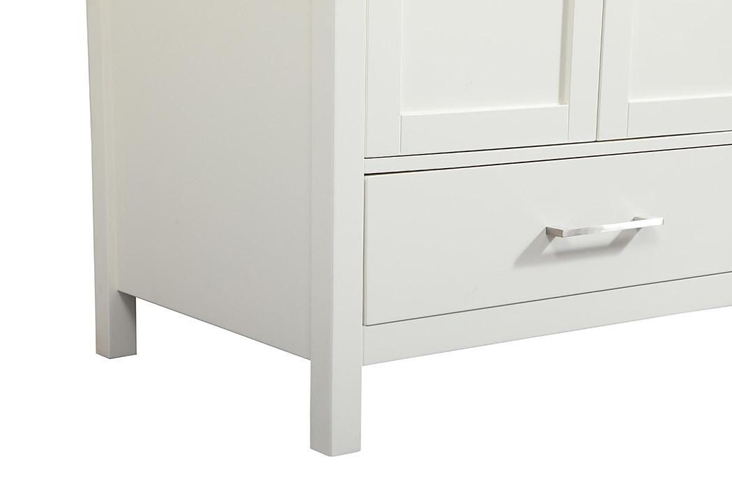 Elegant Bathroom Vanity - White (VF18830WH-BS)