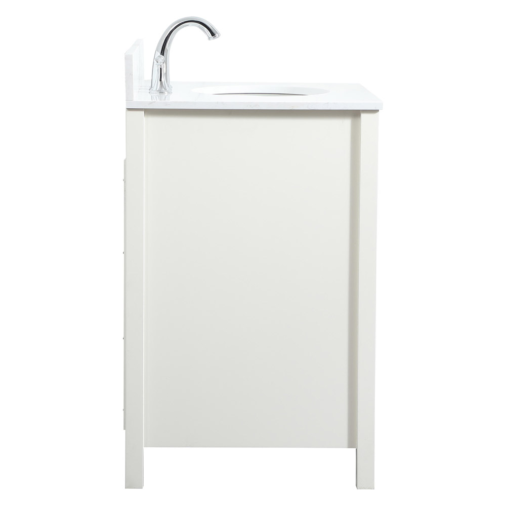 Elegant Bathroom Vanity - White (VF18830WH-BS)