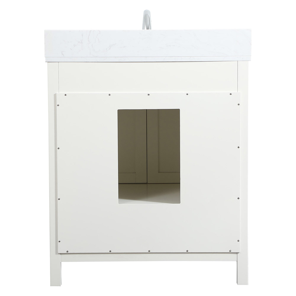 Elegant Bathroom Vanity - White (VF18830WH-BS)