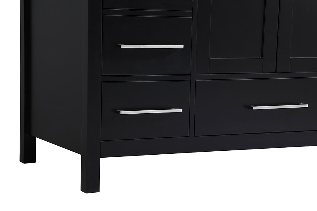 Elegant Bathroom Vanity - Black (VF18848BK)