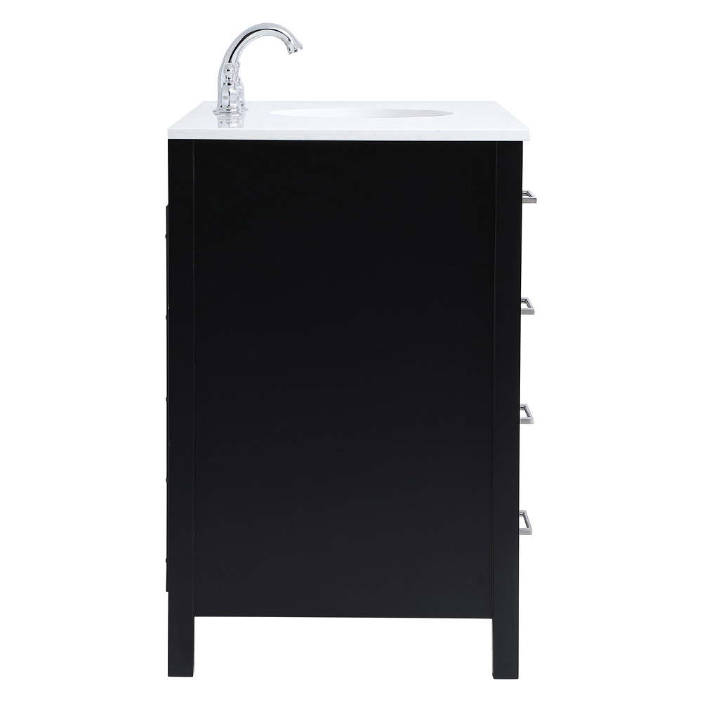 Elegant Bathroom Vanity - Black (VF18848BK)