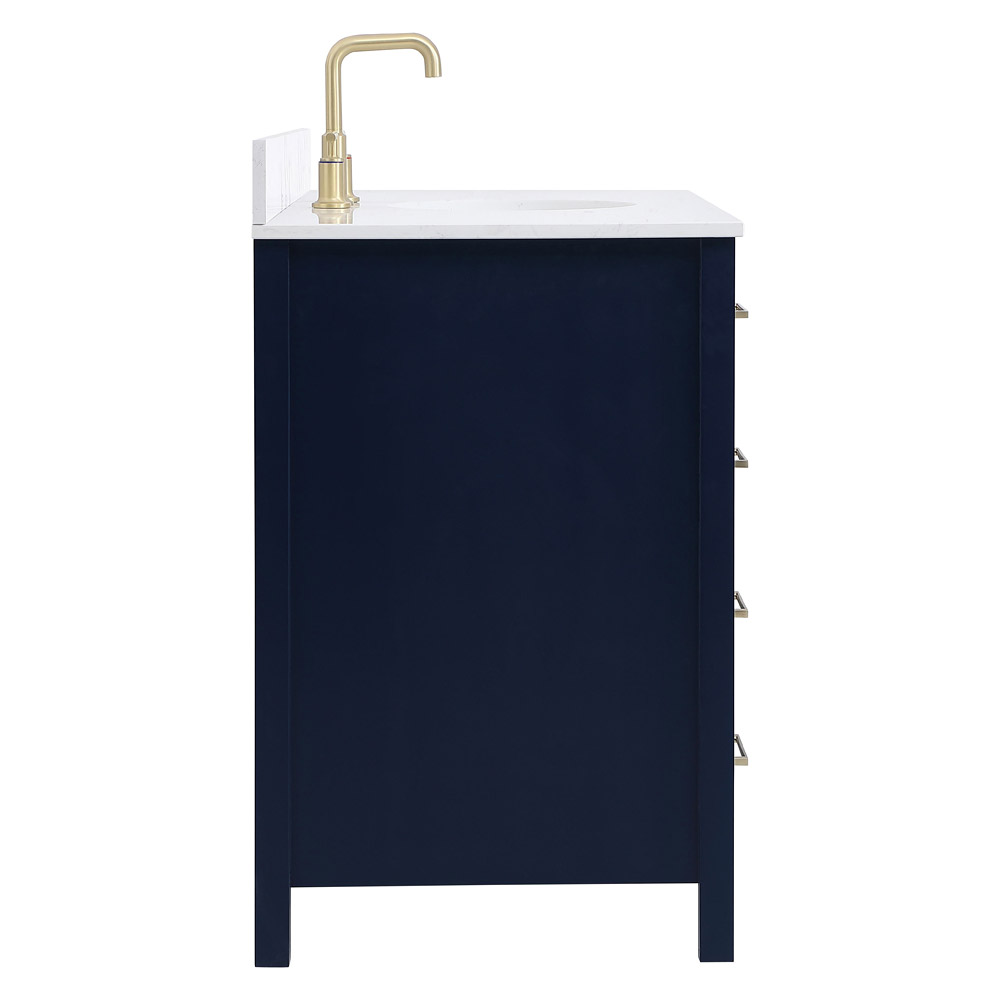 Elegant Bathroom Vanity - Blue (VF18848BL-BS)