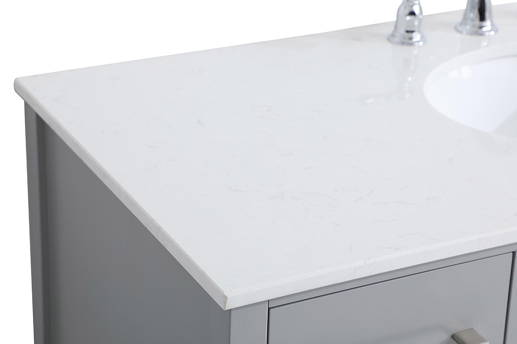 Elegant Bathroom Vanity - Gray (VF18848GR)