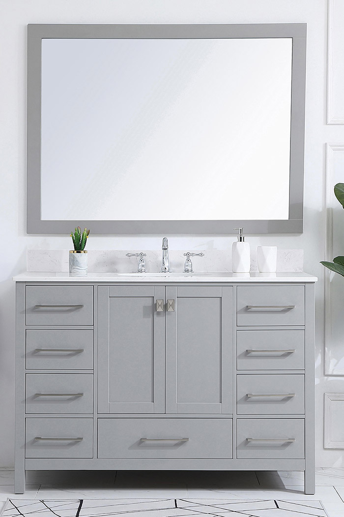 Elegant Bathroom Vanity - Gray (VF18848GR-BS)