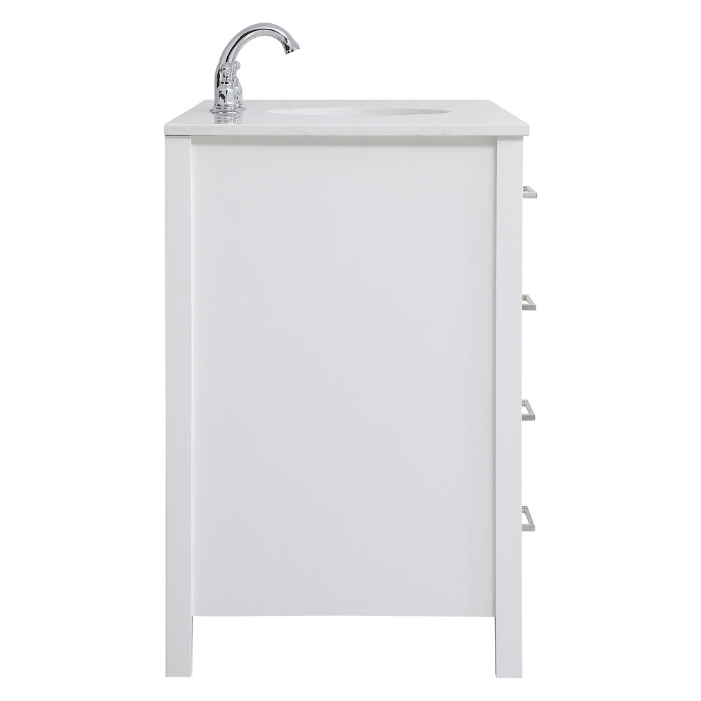 Elegant Bathroom Vanity - White (VF18848WH)