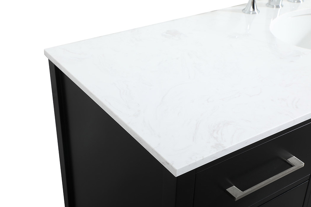 Elegant Bathroom Vanity - Black (VF18860BK)