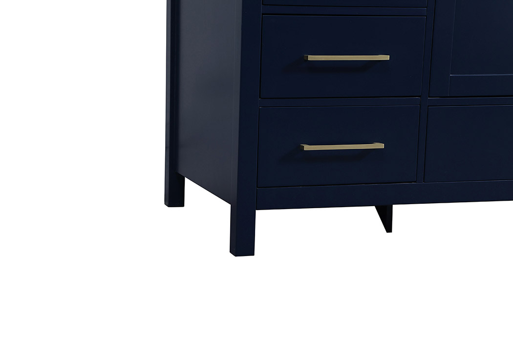 Elegant Bathroom Vanity - Blue (VF18860BL)