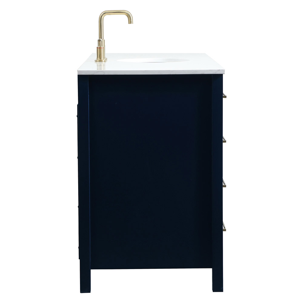 Elegant Bathroom Vanity - Blue (VF18860BL)