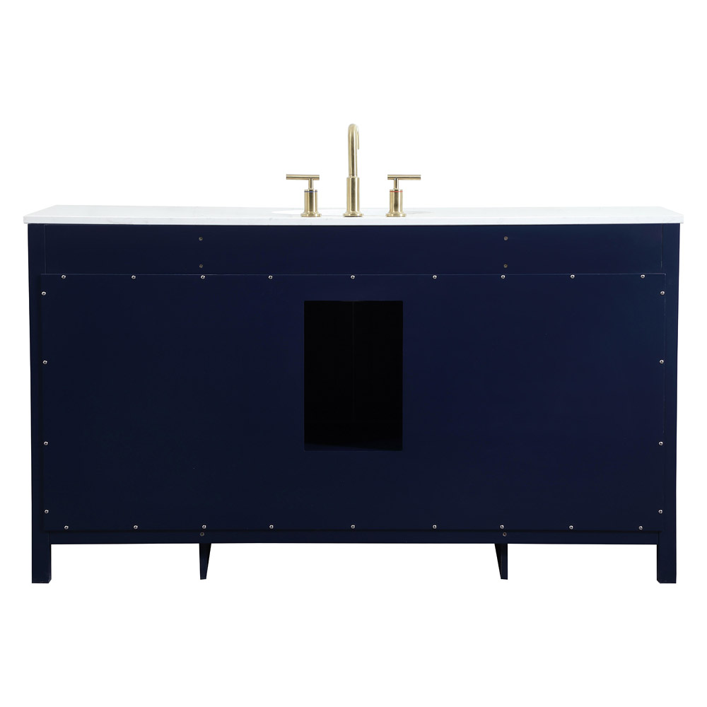 Elegant Bathroom Vanity - Blue (VF18860BL)