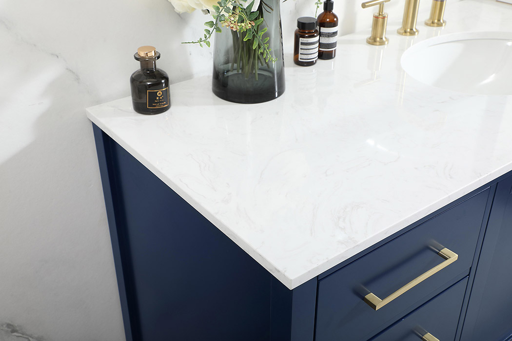 Elegant Bathroom Vanity - Blue (VF18860BL)