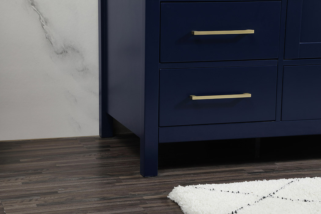 Elegant Bathroom Vanity - Blue (VF18860BL)