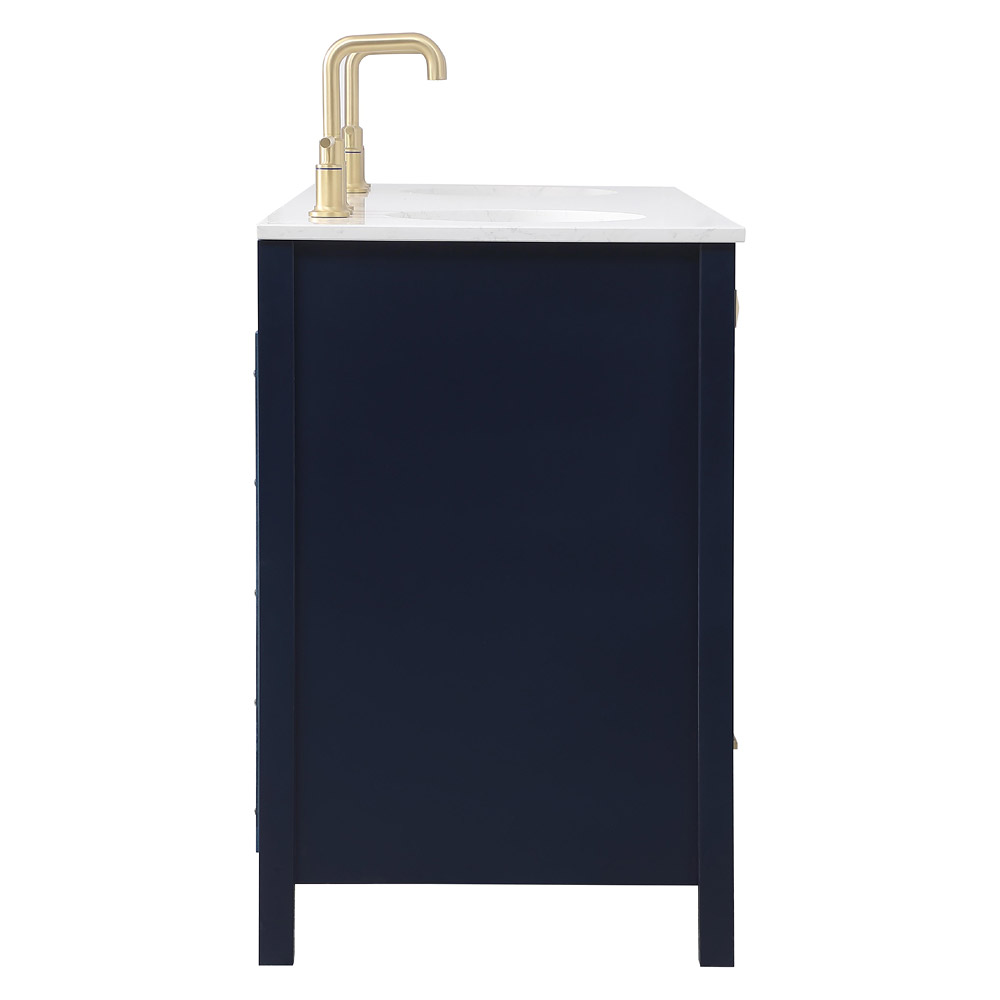 Elegant Bathroom Vanity - Blue (VF18860DBL)