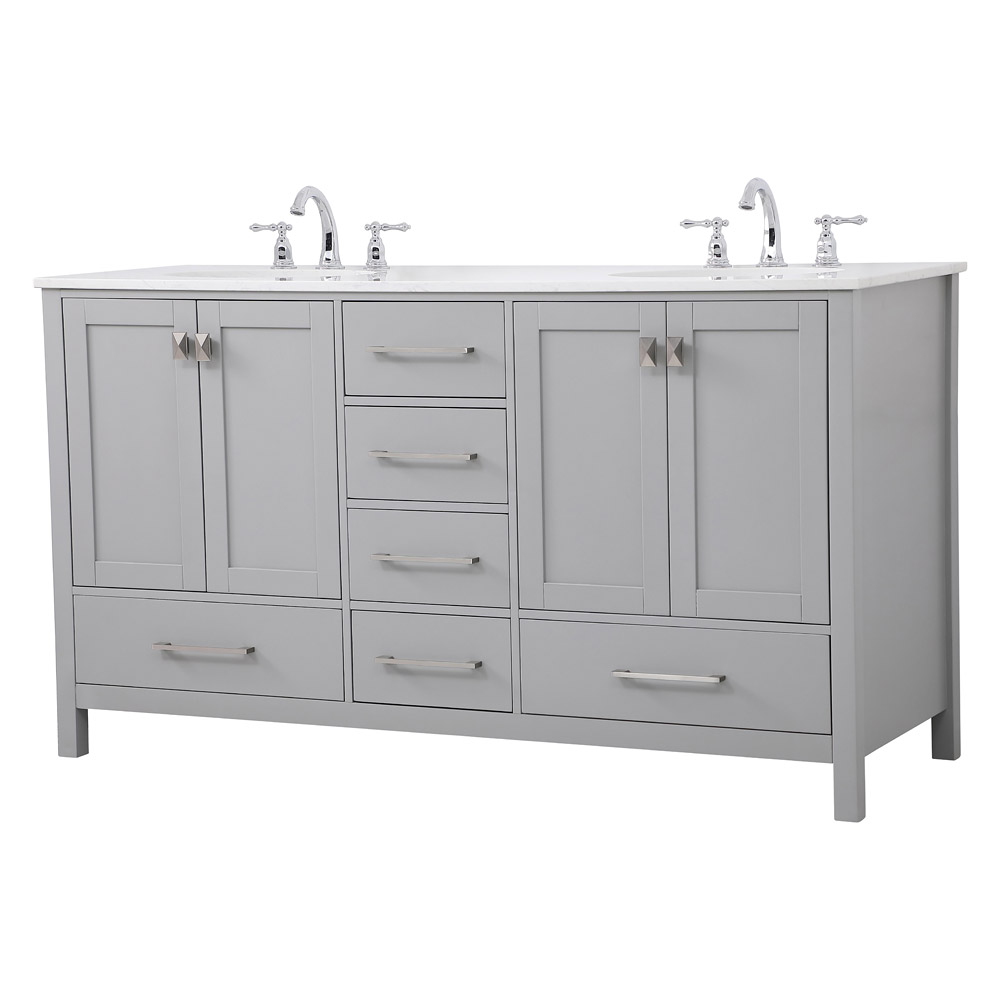 Elegant Bathroom Vanity - Gray (VF18860DGR)