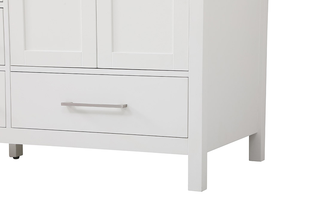 Elegant Bathroom Vanity - White (VF18860DWH)