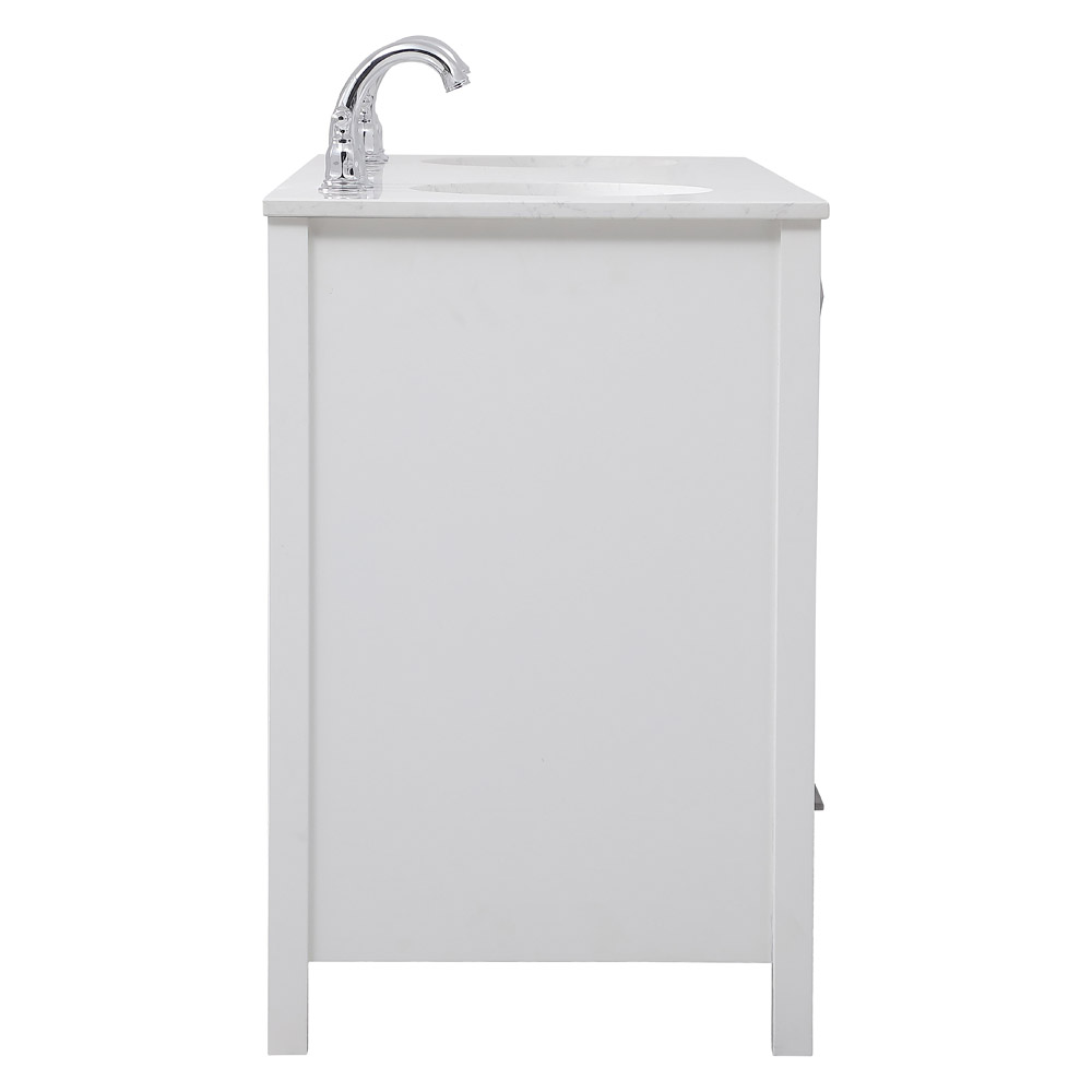 Elegant Bathroom Vanity - White (VF18860DWH)