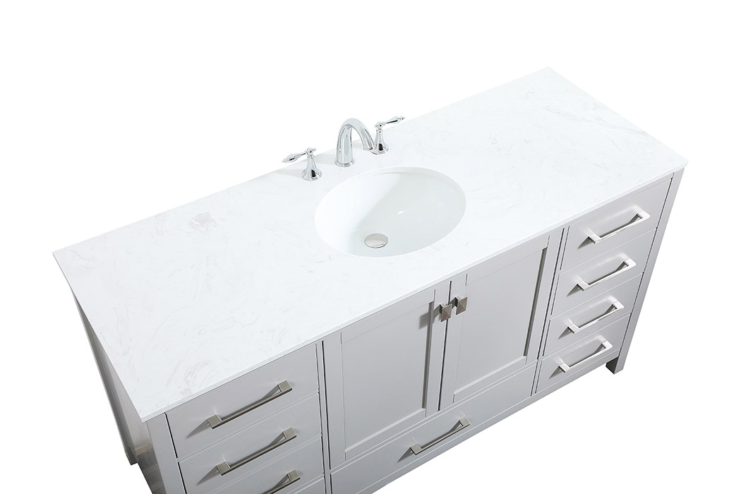 Elegant Bathroom Vanity - Gray (VF18860GR)