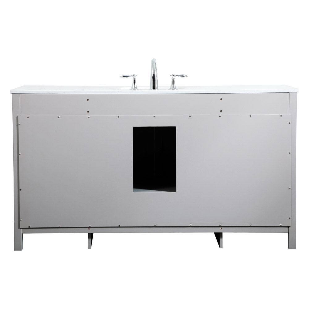 Elegant Bathroom Vanity - Gray (VF18860GR)