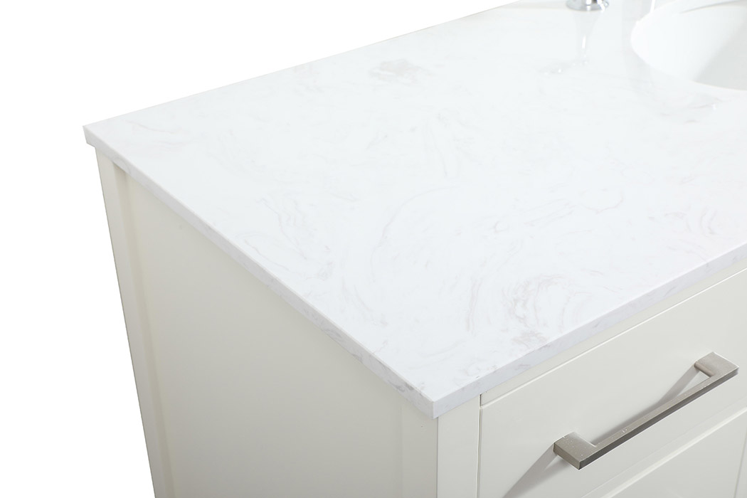 Elegant Bathroom Vanity - White (VF18860WH)