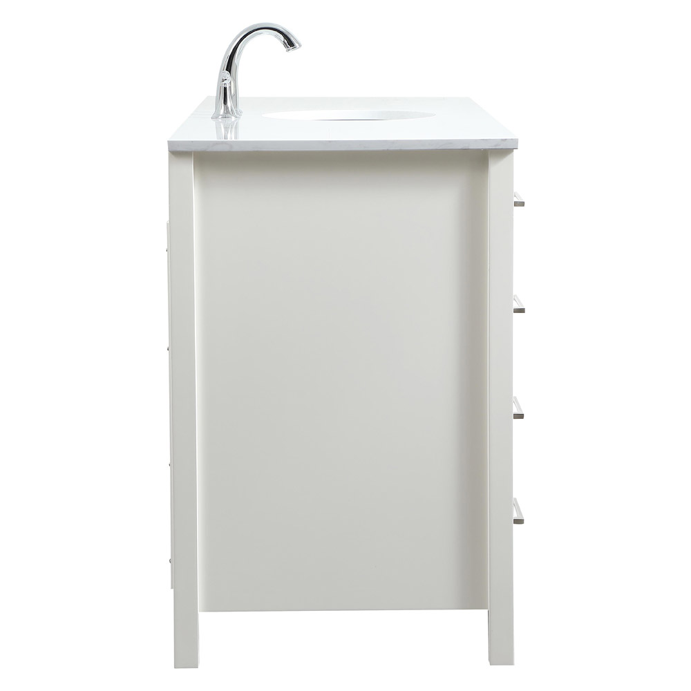 Elegant Bathroom Vanity - White (VF18860WH)