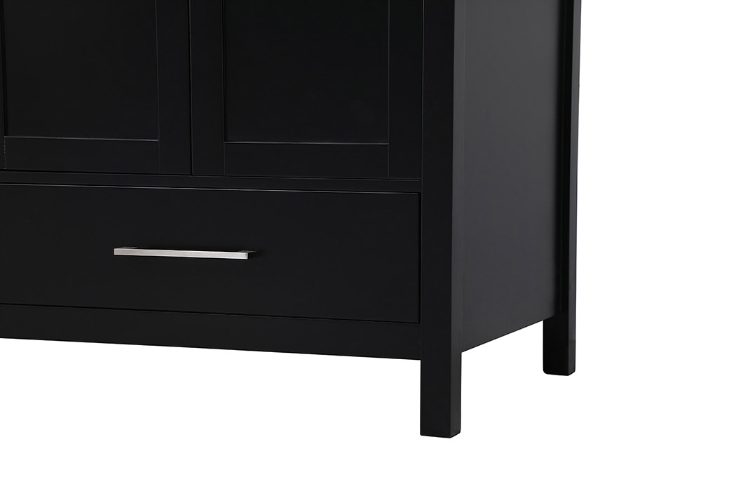 Elegant Bathroom Vanity - Black (VF18872DBK)