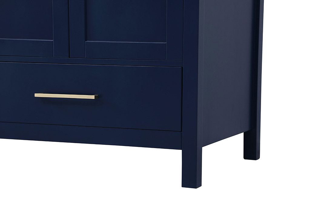 Elegant Bathroom Vanity - Blue (VF18872DBL)