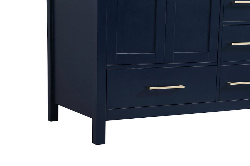 Elegant Bathroom Vanity - Blue, L 36" (VF18936BL)