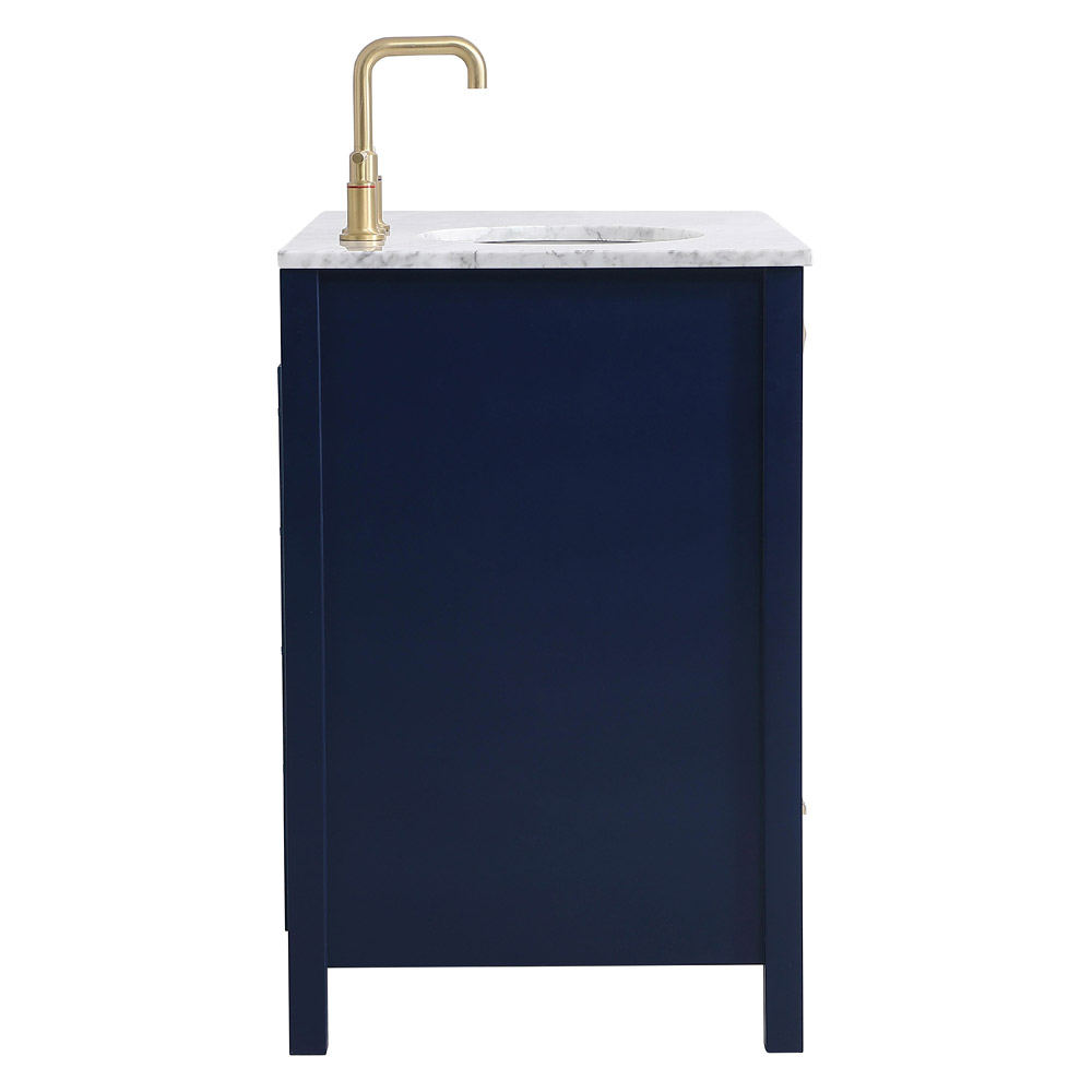 Elegant Bathroom Vanity - Blue, L 36" (VF18936BL)