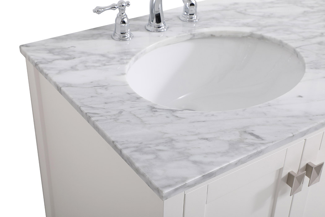 Elegant Bathroom Vanity - White, L 36" (VF18936WH)