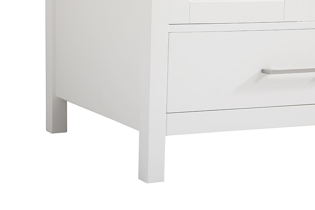 Elegant Bathroom Vanity - White, L 42" (VF18942WH)