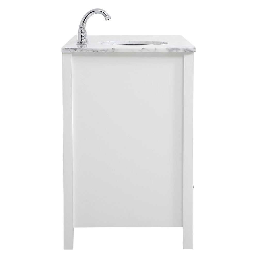 Elegant Bathroom Vanity - White, L 42" (VF18942WH)