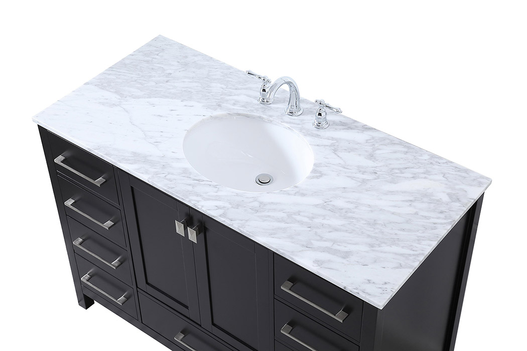 Elegant Bathroom Vanity - Black (VF18948BK)