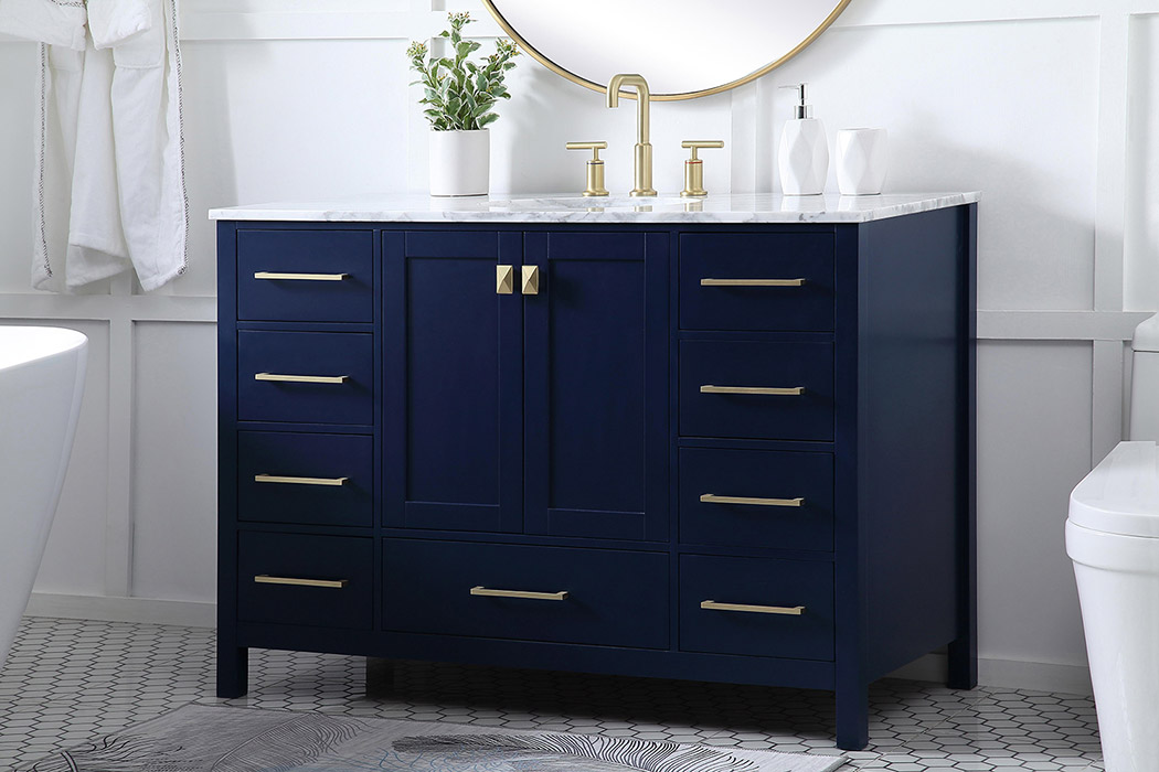 Elegant Bathroom Vanity - Blue (VF18948BL)