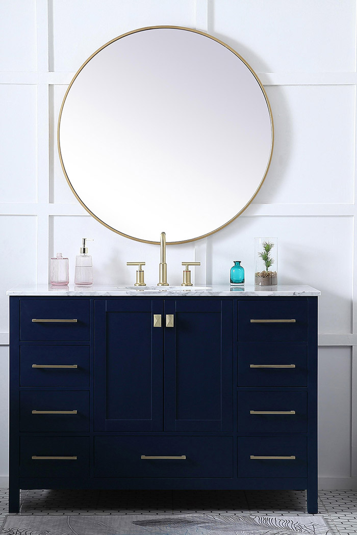 Elegant Bathroom Vanity - Blue (VF18948BL)