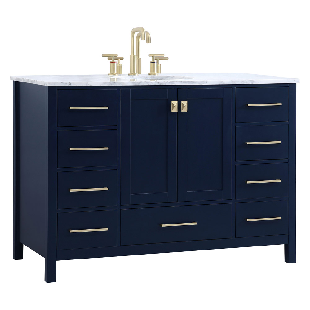 Elegant Bathroom Vanity - Blue (VF18948BL)