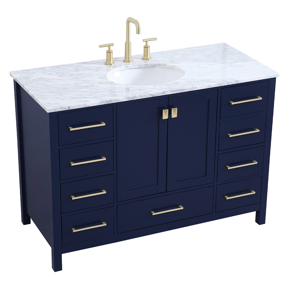 Elegant Bathroom Vanity - Blue (VF18948BL)