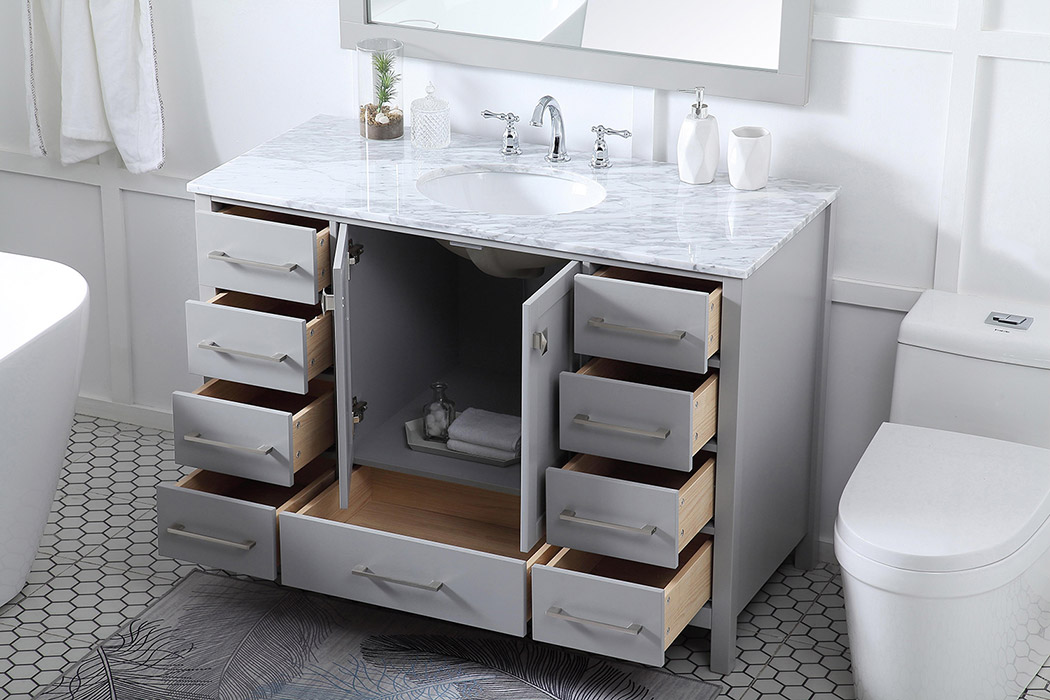 Elegant Bathroom Vanity - Gray (VF18948GR)