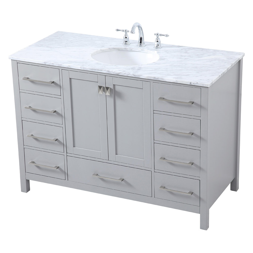 Elegant Bathroom Vanity - Gray (VF18948GR)