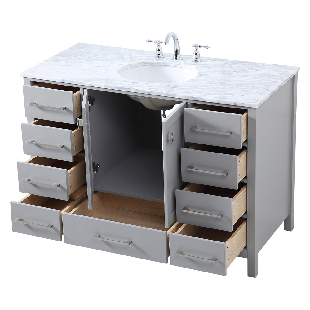 Elegant Bathroom Vanity - Gray (VF18948GR)