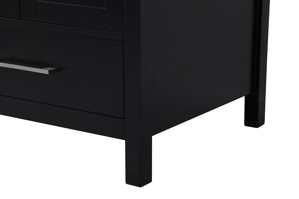 Elegant Bathroom Vanity - Black, L 60" (VF18960DBK)