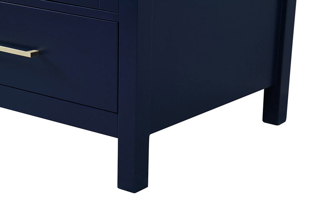 Elegant Bathroom Vanity - Blue, L 60" (VF18960DBL)