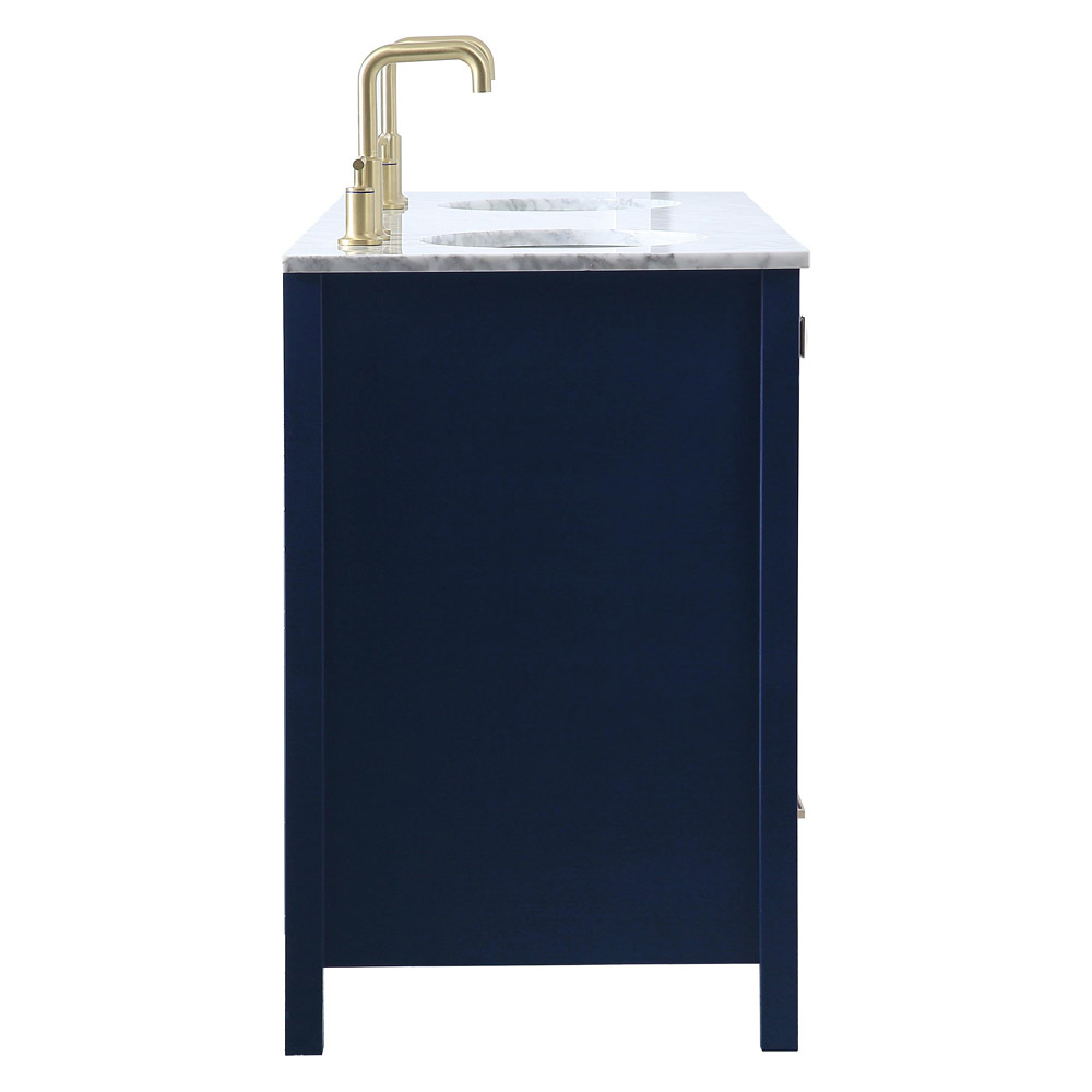 Elegant Bathroom Vanity - Blue, L 60" (VF18960DBL)