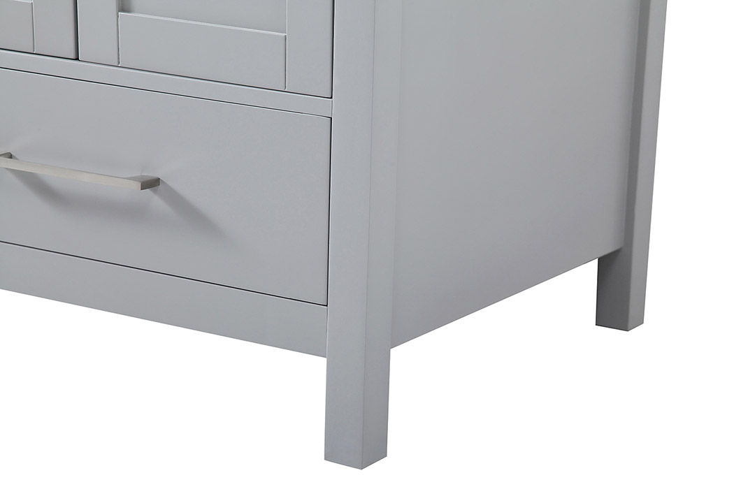 Elegant Bathroom Vanity - Gray, L 60" (VF18960DGR)